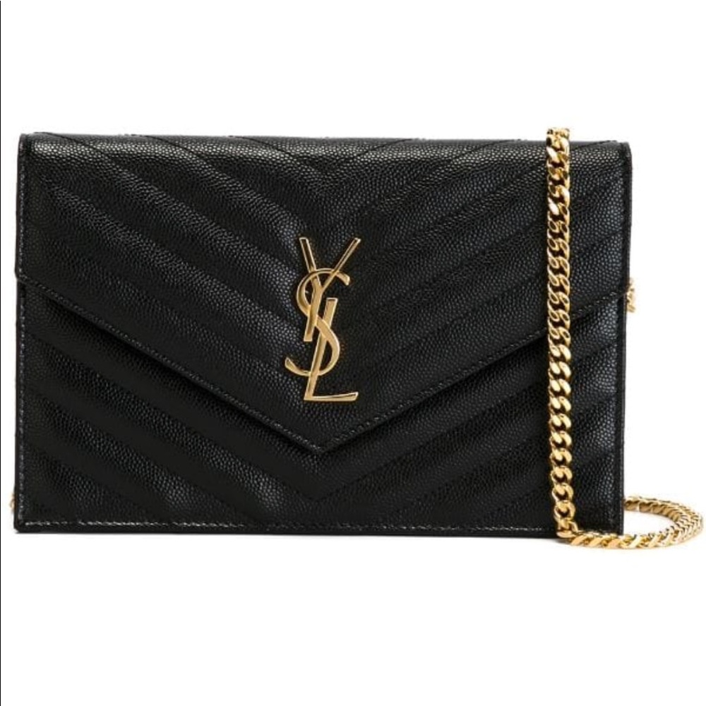 YSL MONOGRAM CHAIN WALLET